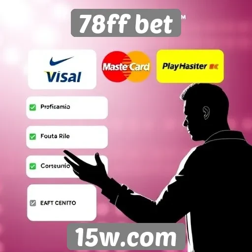 Principais métodos de pagamento disponíveis no 78ff bet